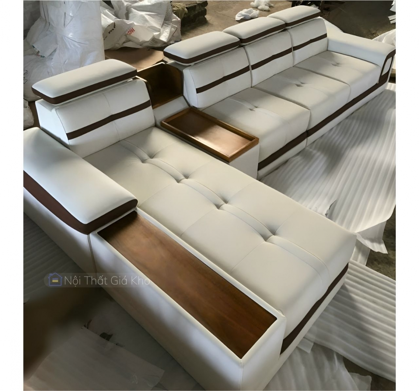 Sofa phòng khách chữ L cao cấp Adora GL31