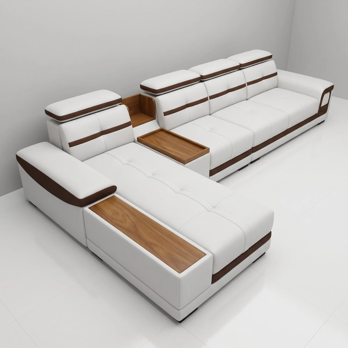 Sofa phòng khách chữ L cao cấp Adora GL31