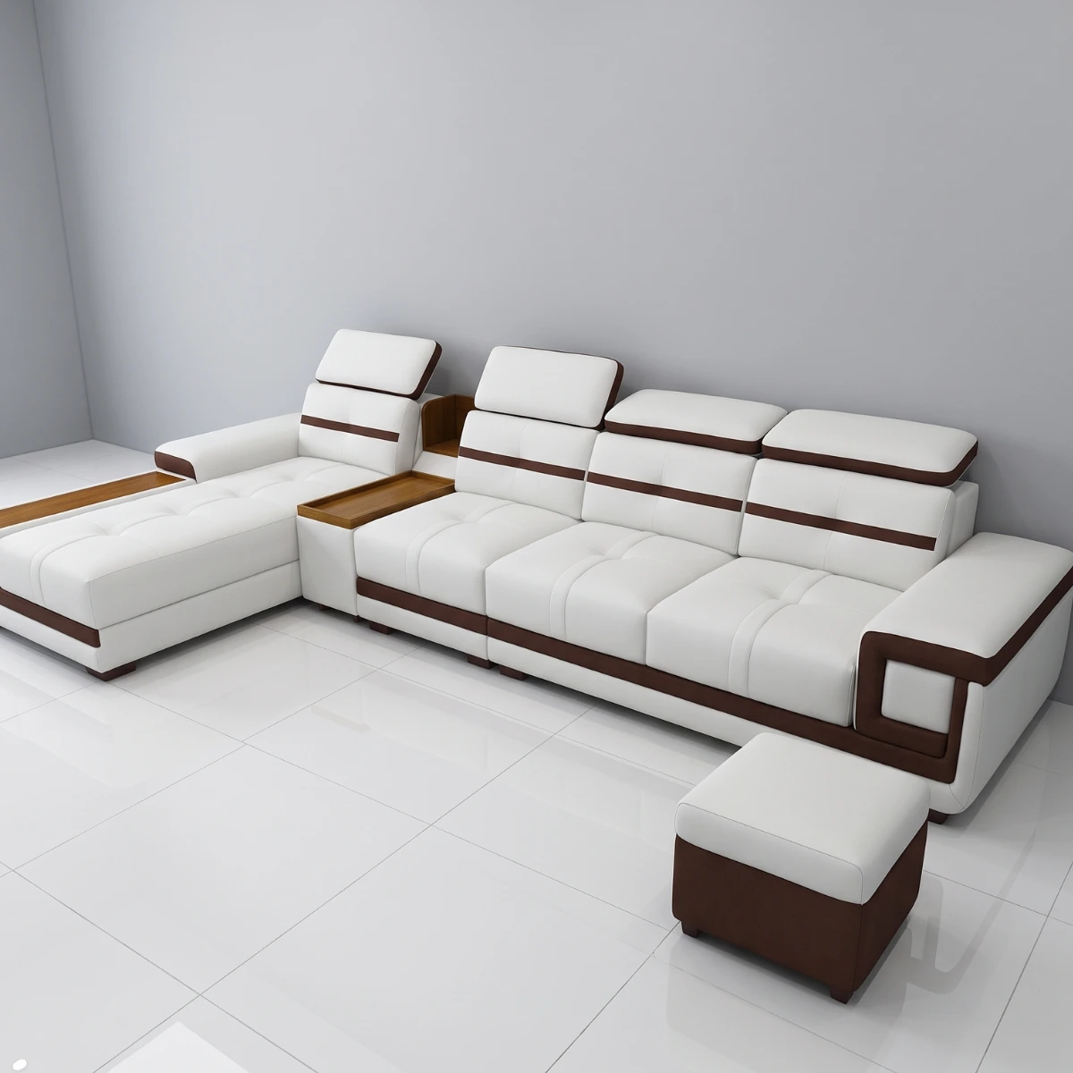 Sofa phòng khách chữ L cao cấp Adora GL31