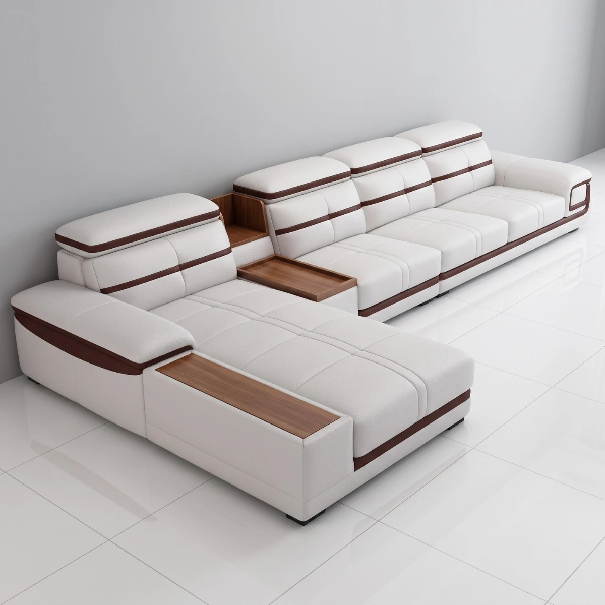 Sofa phòng khách chữ L cao cấp Adora GL31