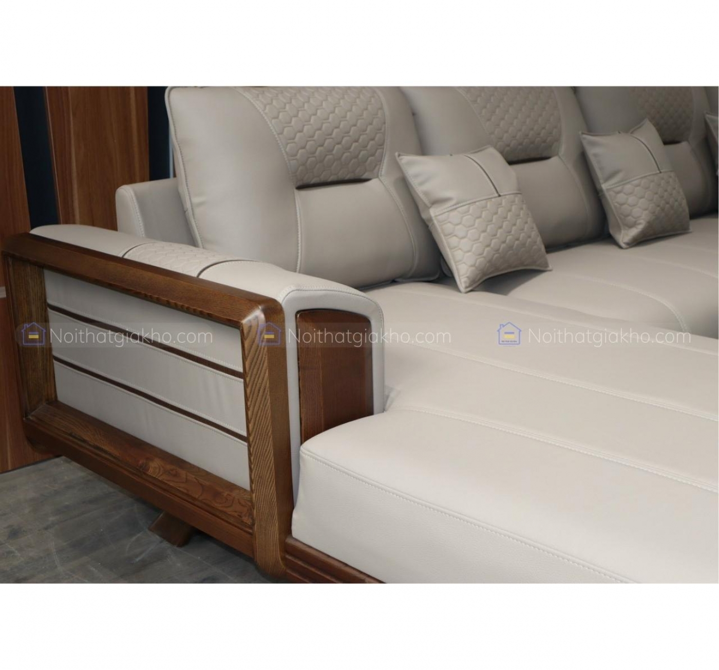 Sofa gỗ góc L Adora VT888