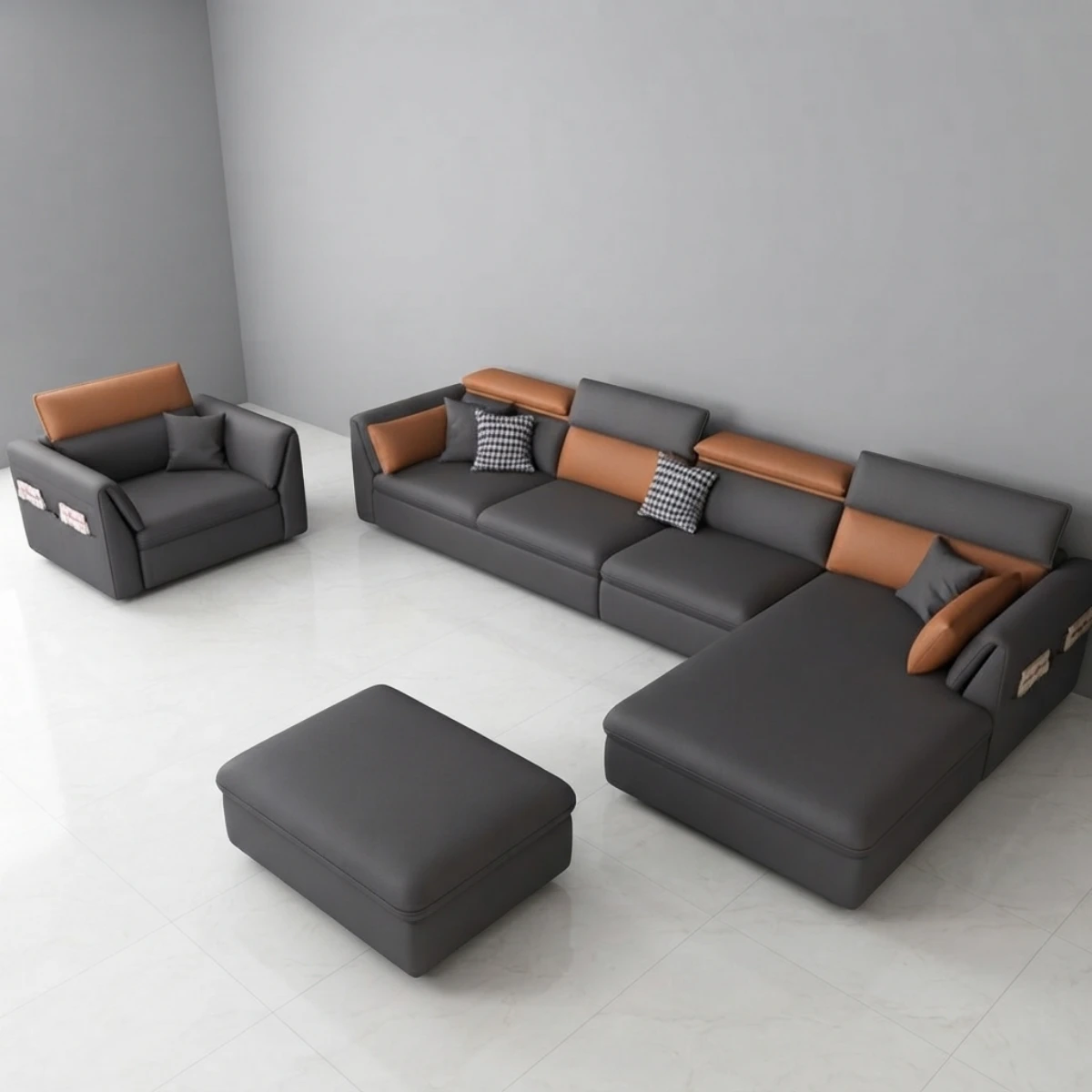 Sofa phòng khách góc L Adora GK21