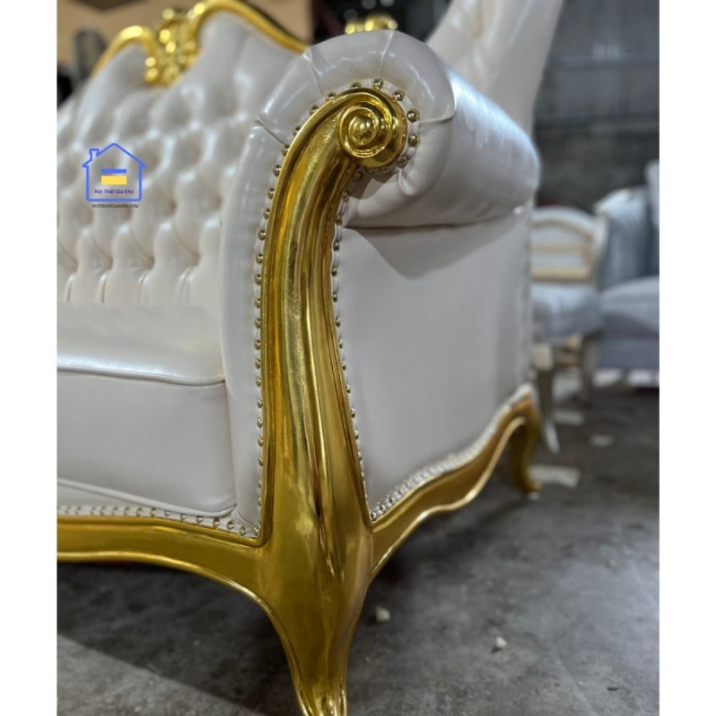 Sofa tân cổ điển ADORA dát vàng 24k