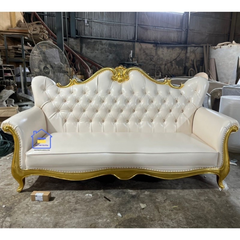 Sofa tân cổ điển ADORA dát vàng 24k