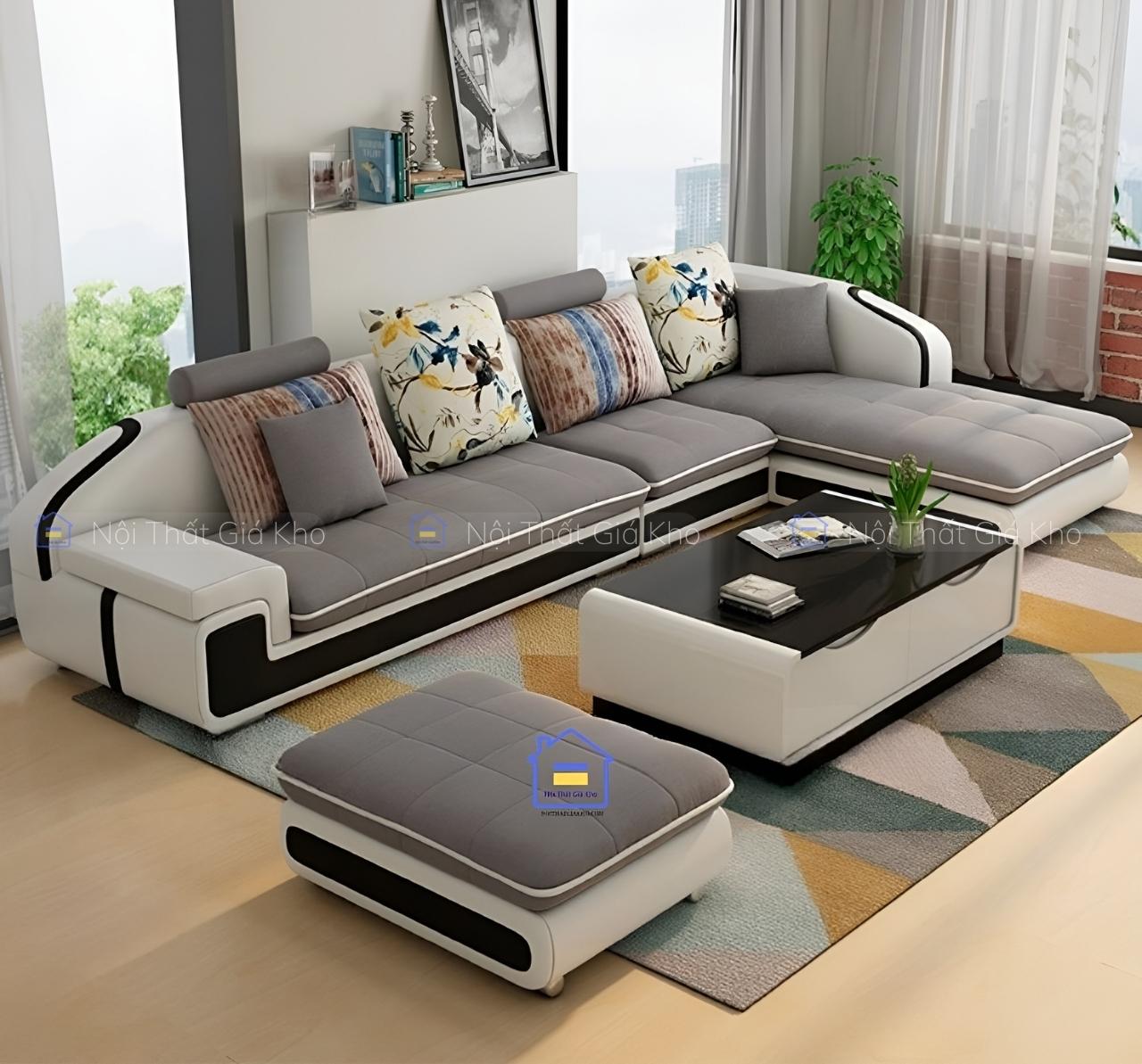 Sofa vải góc L Adora SFVTY01 6 Sofa vải góc L Adora SFVTY01