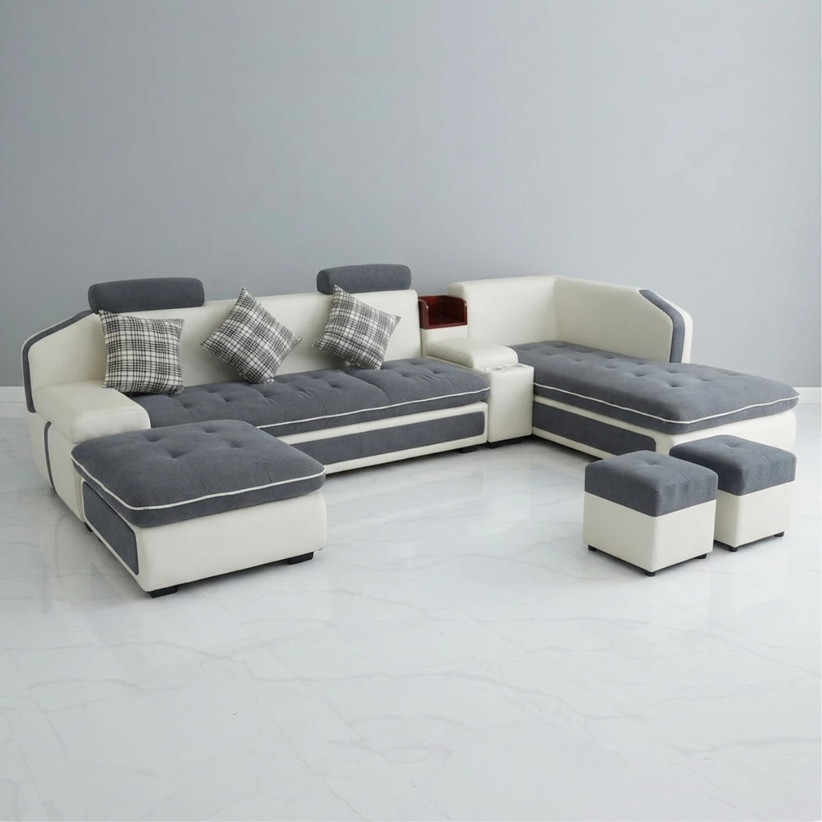 Sofa vải góc L cao cấp SFVTY03