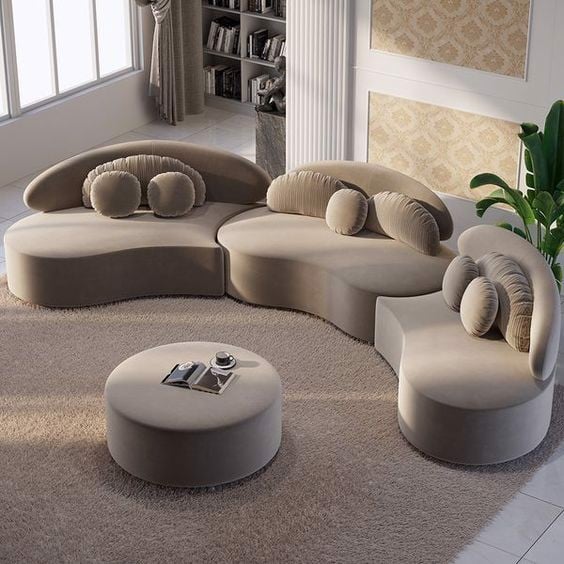 Tổng hợp mẫu ghế sofa cong hot nhất 2026