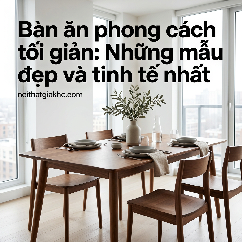 ban an phong cach toi gian nhung mau dep va tinh te nhat