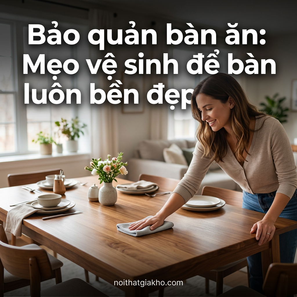 bao quan ban an meo ve sinh de ban luon ben dep
