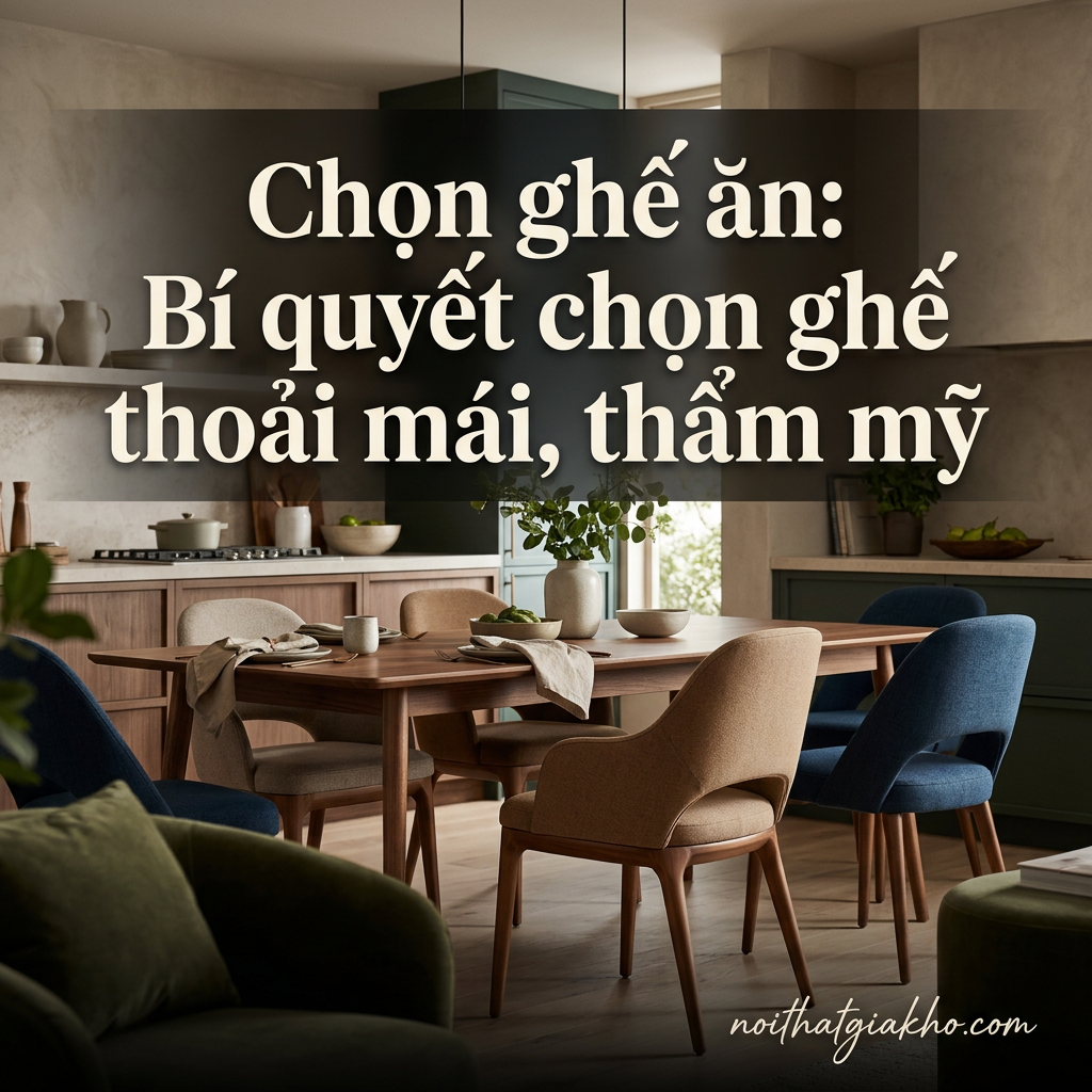chon ghe an bi quyet chon ghe thoai mai tham my