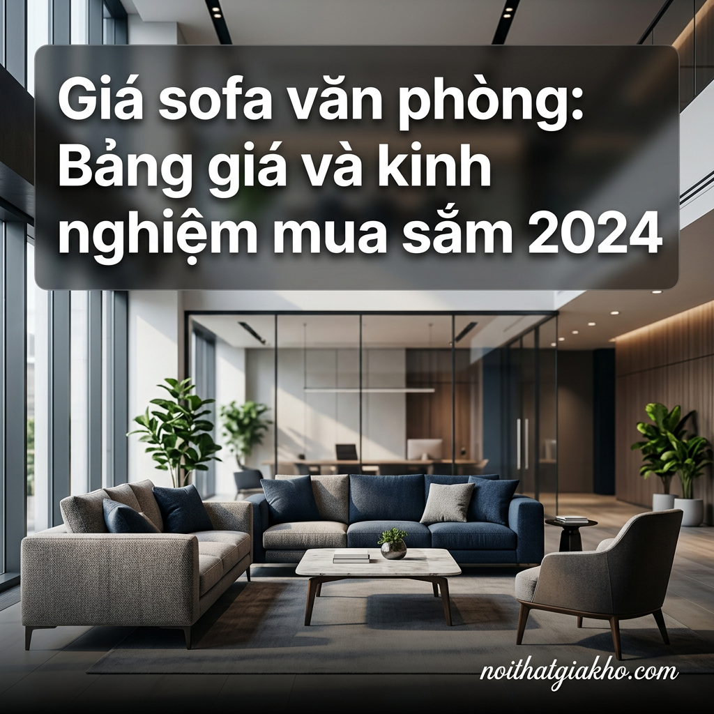 gia sofa van phong bang gia va kinh nghiem mua sam 2024