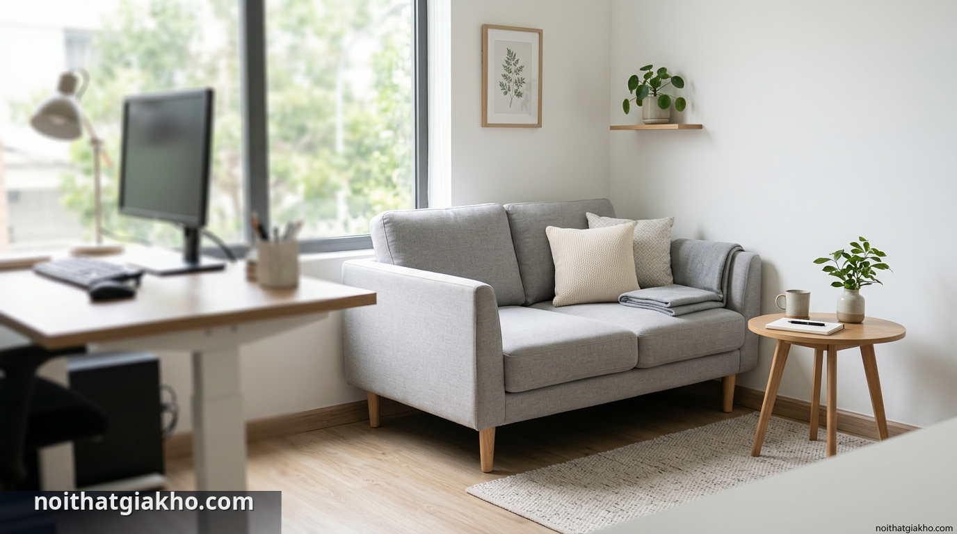 Sofa văn phòng nhỏ: Kinh nghiệm chọn mua tối ưu không gian 1 Sofa văn phòng nhỏ giúp không gian làm việc thêm hiện đại và tinh tế - sofa văn phòng nhỏ