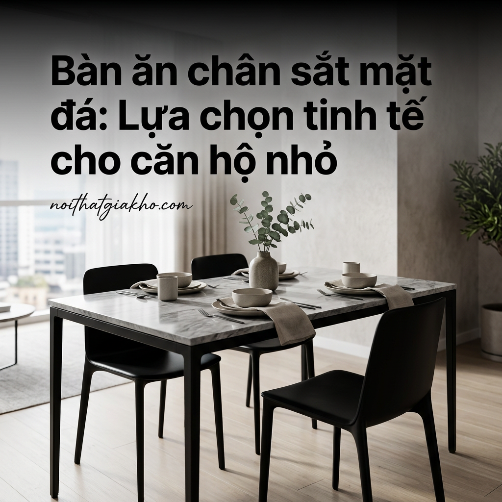 ban an chan sat mat da lua chon tinh te cho can ho nho