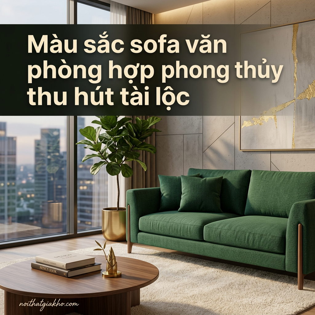 mau sac sofa van phong hop phong thuy thu hut tai loc