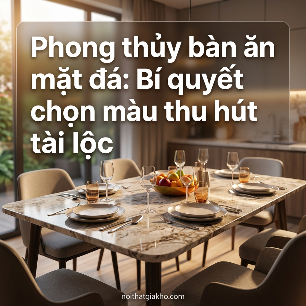 phong thuy ban an mat da bi quyet chon mau thu hut tai loc