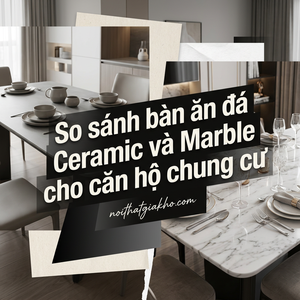 so sanh ban an da ceramic va marble cho can ho chung cu