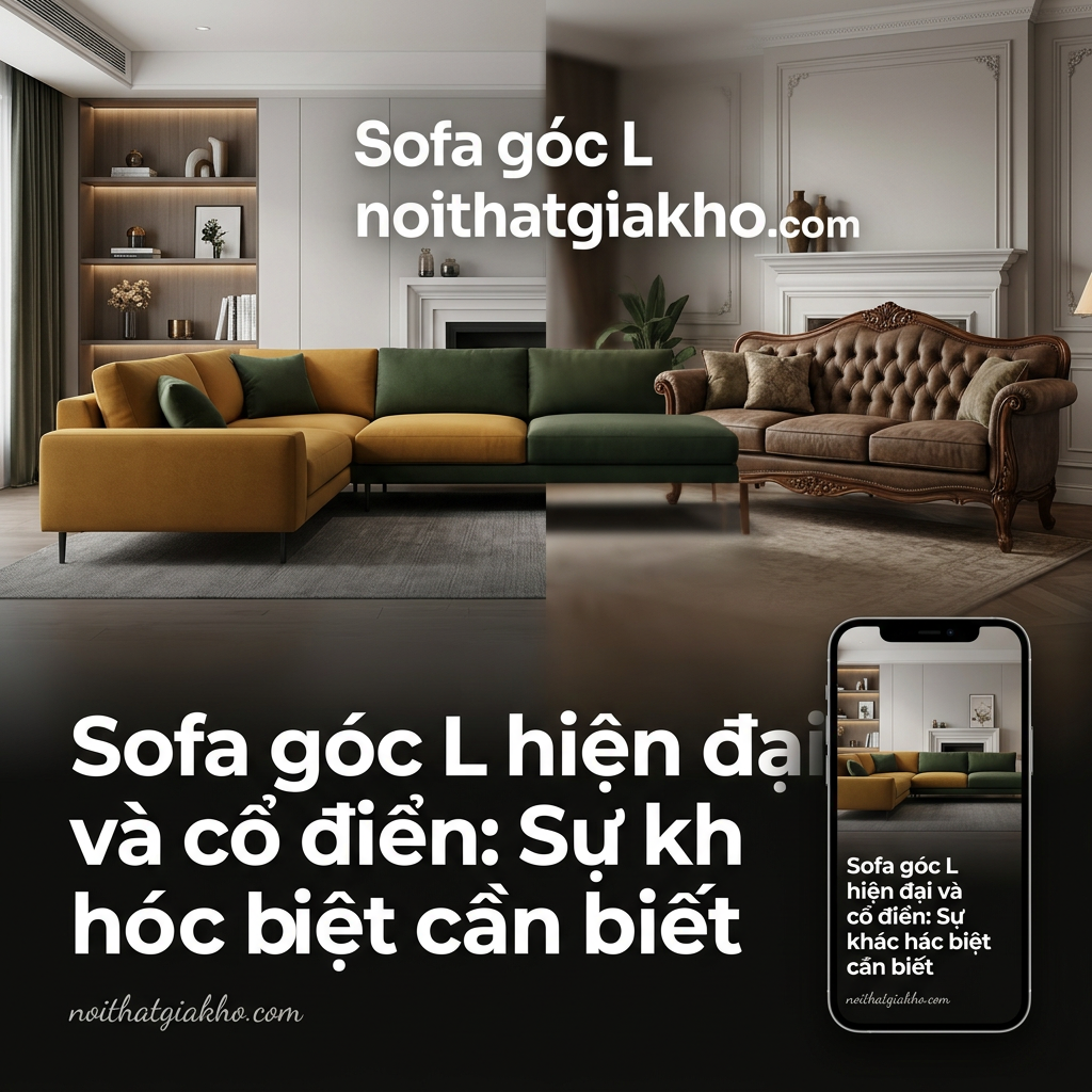 sofa goc l hien dai va co dien su khac biet can biet