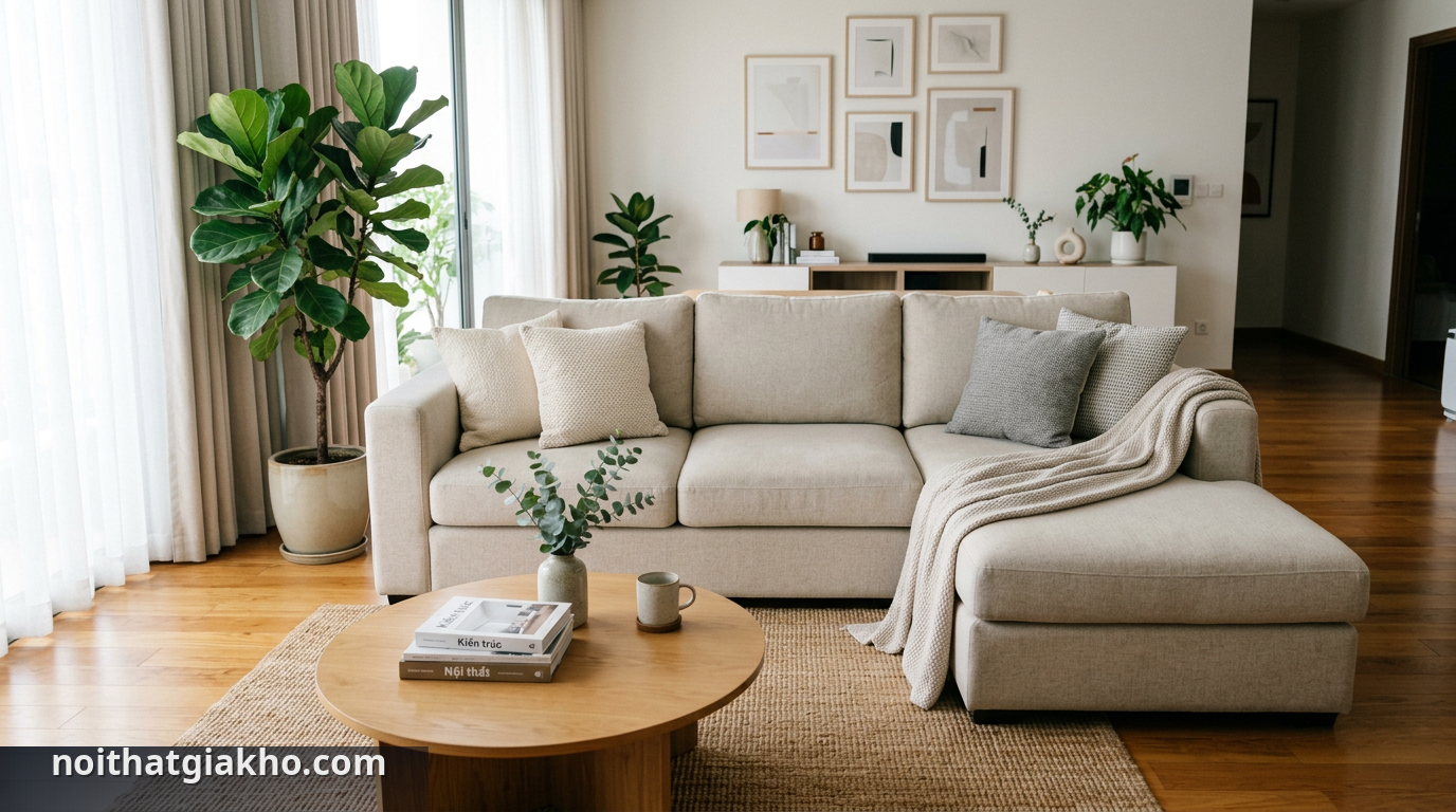 Vệ sinh sofa tại nhà: Bí quyết giữ sofa chữ L luôn bền đẹp 1 Vệ sinh sofa tại nhà giúp sản phẩm chữ L bền đẹp theo thời gian - vệ sinh sofa tại nhà