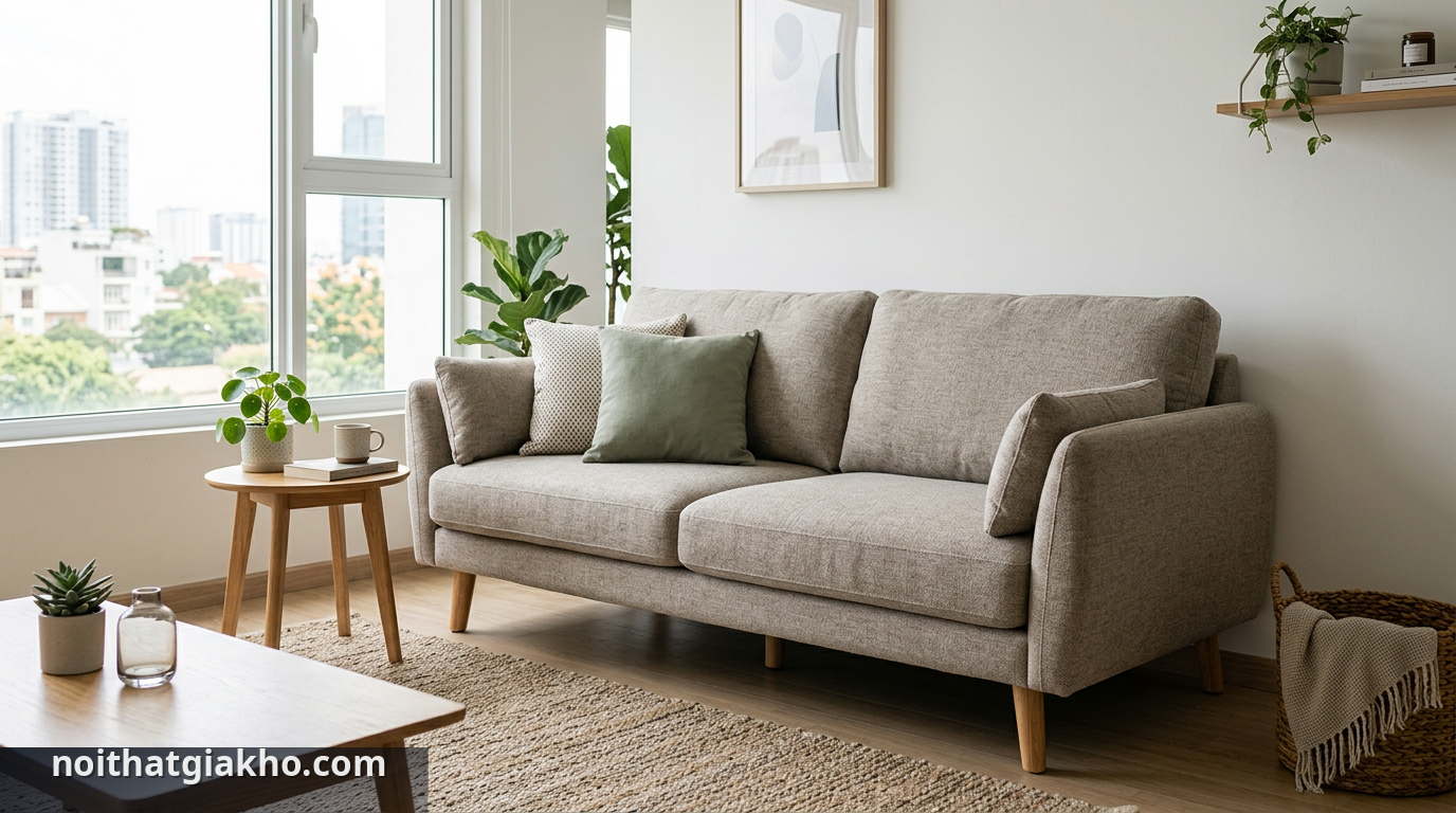 Sofa băng giá rẻ nhưng vẫn đảm bảo chất lượng, tạo điểm nhấn cho không gian sống hiện đại. - chọn sofa băng giá rẻ