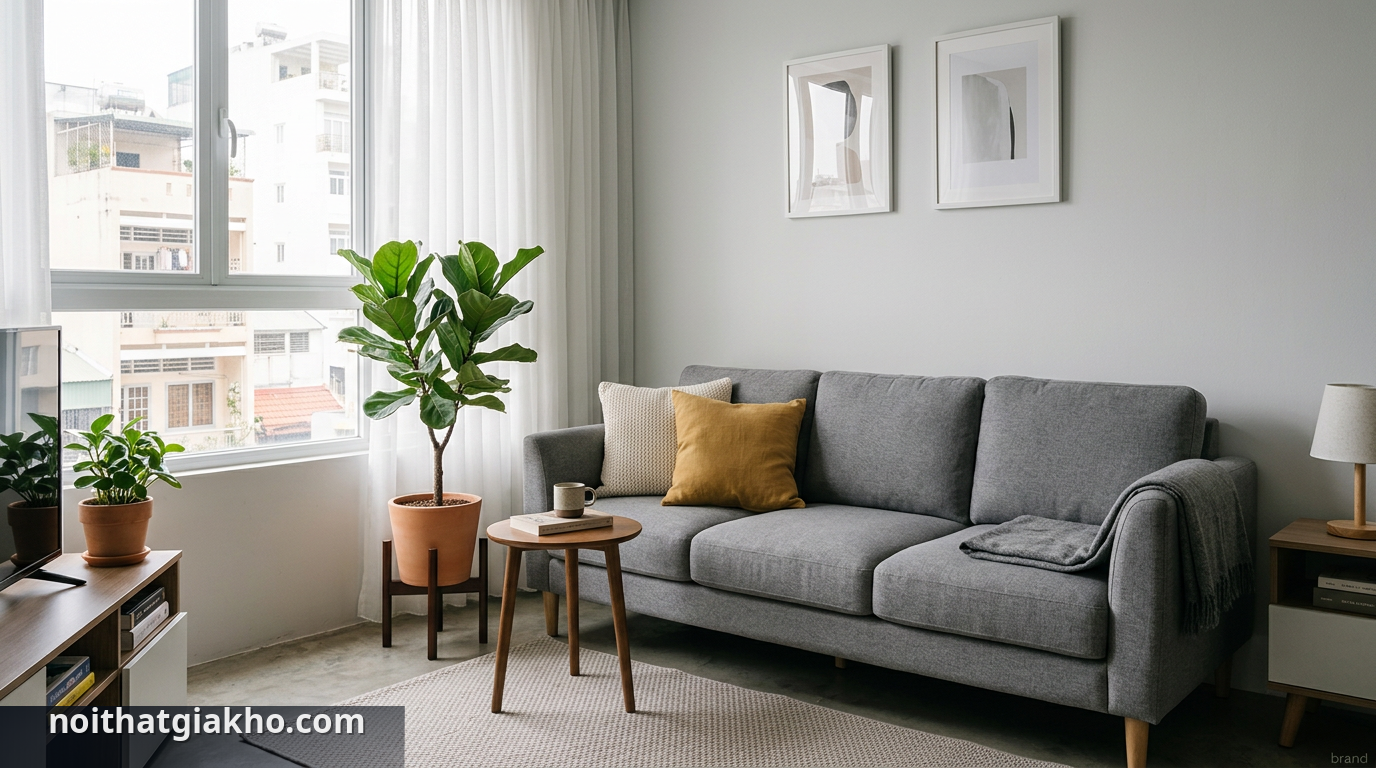 Mẫu sofa băng hiện đại, tối ưu không gian nhỏ - sofa băng giá rẻ TPHCM