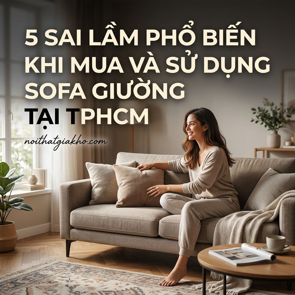 5 sai lam pho bien khi mua va su dung sofa giuong tai tphcm