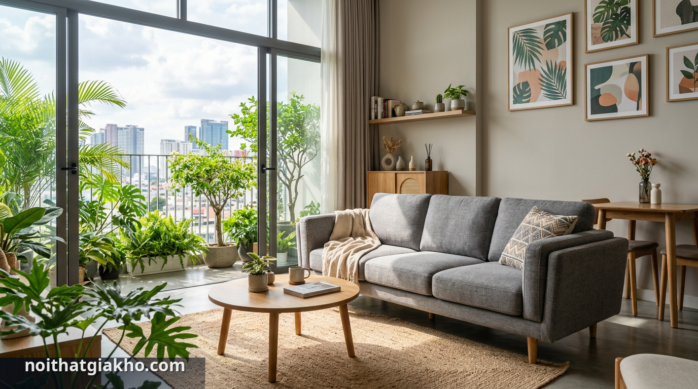 Sofa băng vải hiện đại, lựa chọn phổ biến cho không gian sống tại TPHCM - chất liệu sofa băng TPHCM