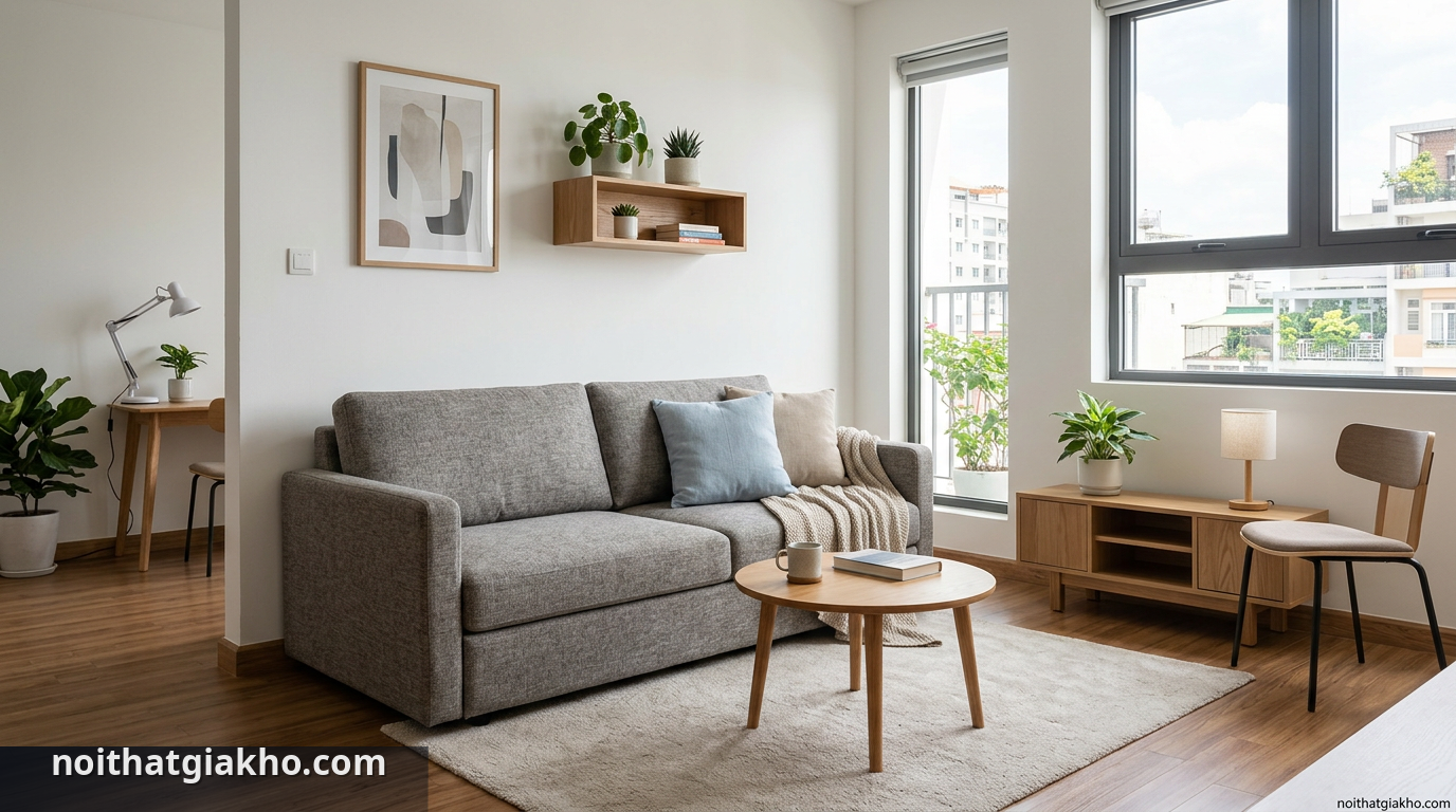 Sofa giường TPHCM: Giải pháp tối ưu cho căn hộ hiện đại 1 Sofa giường thông minh: Giải pháp không gian cho căn hộ TPHCM - sofa giường TPHCM