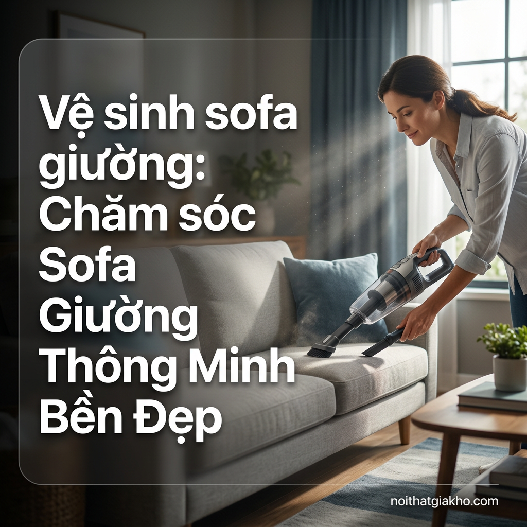 ve sinh sofa giuong cham soc sofa giuong thong minh ben dep