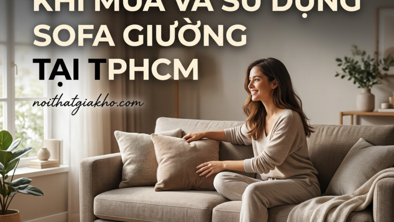 5 Sai Lầm Phổ Biến Khi Mua Và Sử Dụng Sofa Giường Tại TPHCM