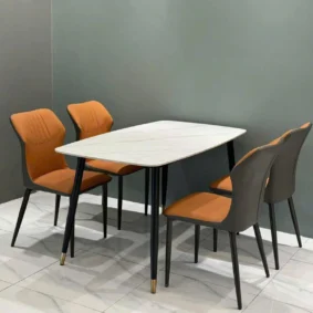 Báo giá Nội thất Giá kho Xã Đốc Binh Kiều, Đồng Tháp | nhiều ưu đãi 17 Bàn ăn mặt đá ceramic chân côn 4 ghế Cozy