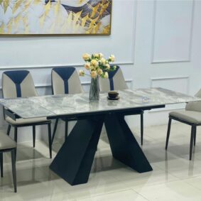 Bàn ăn thông minh đá Ceramic kéo dài 2 đầu 1m4-2m