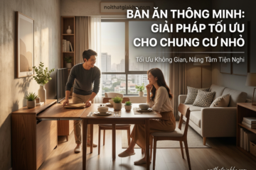 Bàn ăn thông minh: Giải pháp tối ưu cho chung cư nhỏ