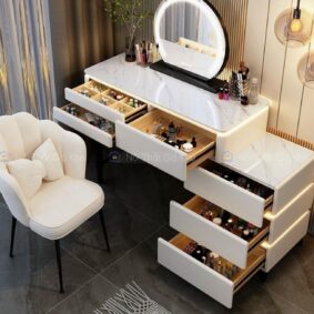 Bàn trang điểm kèm ghế hiện đại GK10