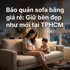Bảo quản sofa băng giá rẻ: Giữ bền đẹp như mới tại TPHCM