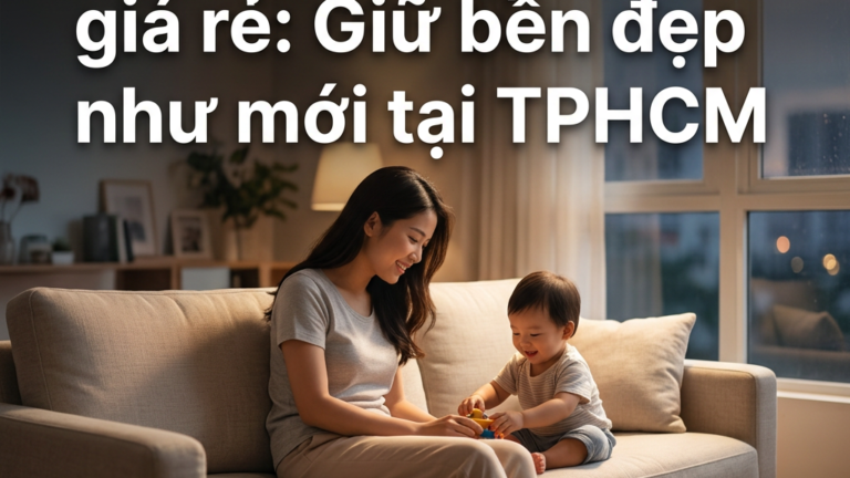 Bảo quản sofa băng giá rẻ: Giữ bền đẹp như mới tại TPHCM