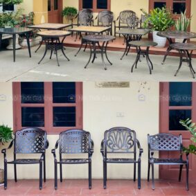 Bộ bàn ghế ngoài trời NK07