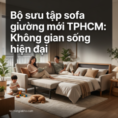 Bộ sưu tập sofa giường mới TPHCM: Không gian sống hiện đại