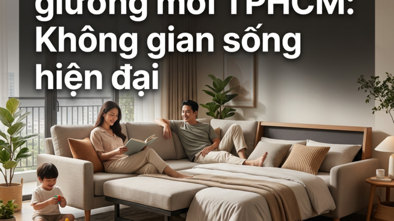 Bộ sưu tập sofa giường mới TPHCM: Không gian sống hiện đại