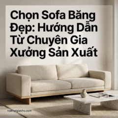 Chọn Sofa Băng Đẹp: Hướng Dẫn Từ Chuyên Gia Xưởng Sản Xuất