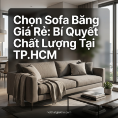Chọn Sofa Băng Giá Rẻ: Bí Quyết Chất Lượng Tại TP.HCM