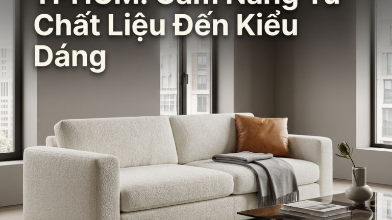 Chọn Sofa Giường TPHCM: Cẩm Nang Từ Chất Liệu Đến Kiểu Dáng