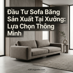 Đầu Tư Sofa Băng Sản Xuất Tại Xưởng: Lựa Chọn Thông Minh