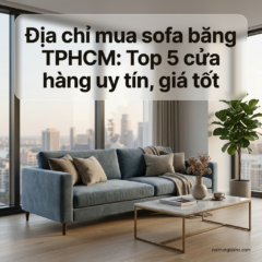 Địa chỉ mua sofa băng TPHCM: Top 5 cửa hàng uy tín, giá tốt