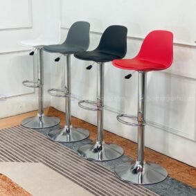 Ghế quầy bar bọc da nâng hạ hiện đại GB05