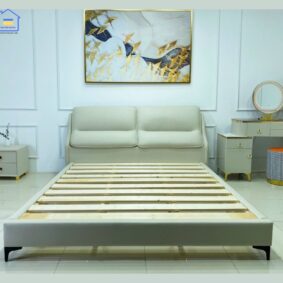 Giường bọc da hiện đại nhập khẩu GN07