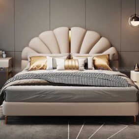 Giường bọc da nhập khẩu GN09