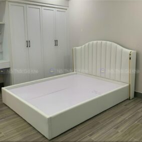 Giường Bọc Nệm Da Adora Sang Trọng GK07