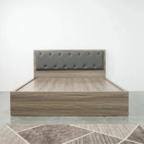 Giường gỗ MDF bọc nệm