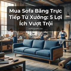 Mua Sofa Băng Trực Tiếp Từ Xưởng: 5 Lợi Ích Vượt Trội