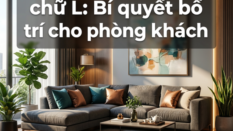 Phong thủy sofa chữ L: Bí quyết bố trí cho phòng khách